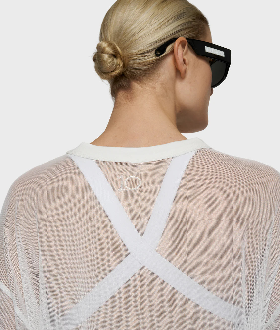 10DAYS | Mesh Tee - Ecru (20-742-6203)