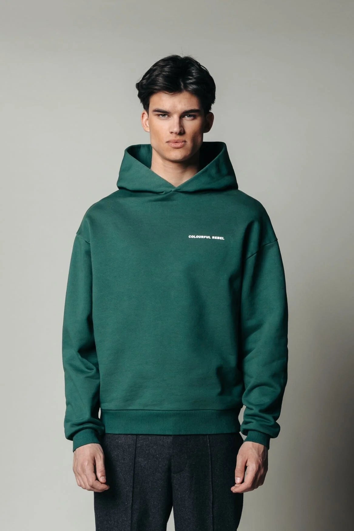 Colourful Rebel | Reality Hoodie | Dark green