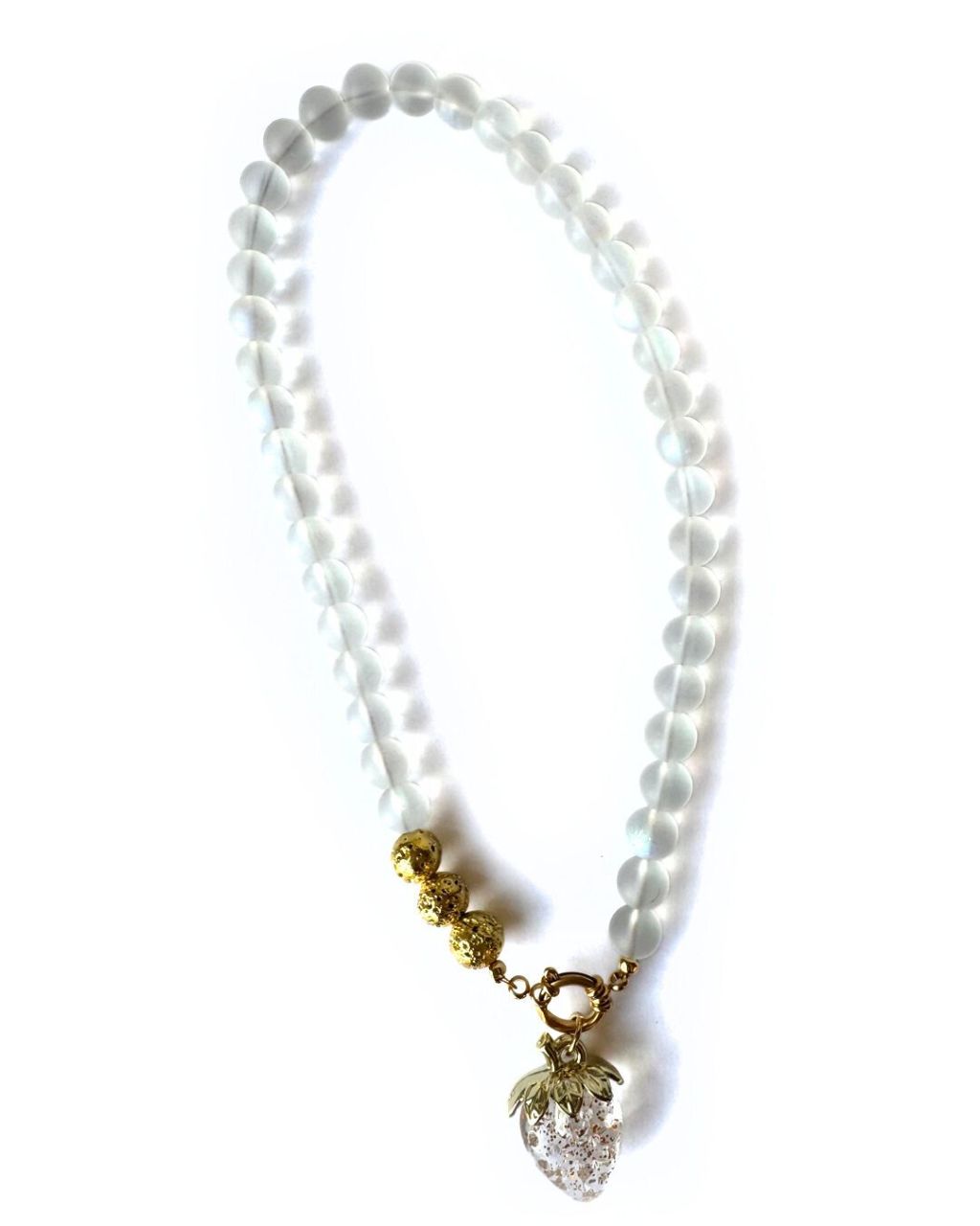 Lisa-Marie | Milky Way Necklace - Labradoriet Edelsteen (Diverse kleuren)