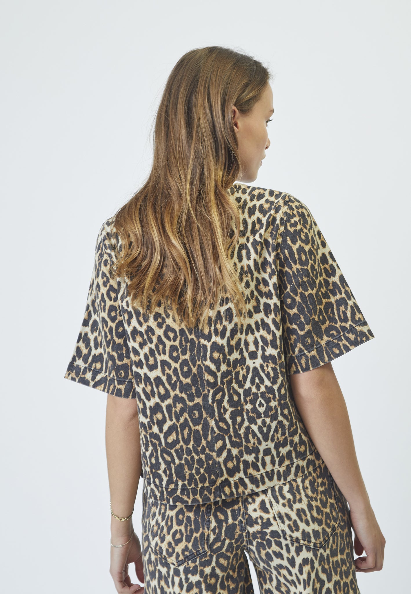 Co'Couture | LeoCC Denim Blouse - Khaki (252-3583)