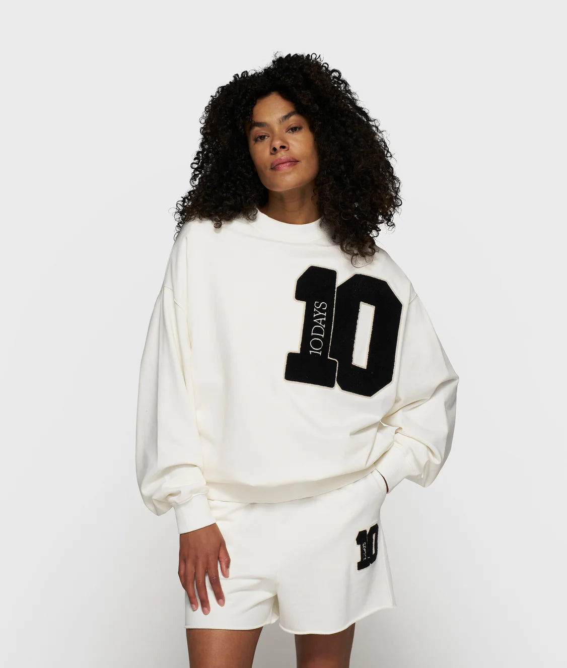 10Days | Baseball Sweater 10 - Ecru (20-807-5203)