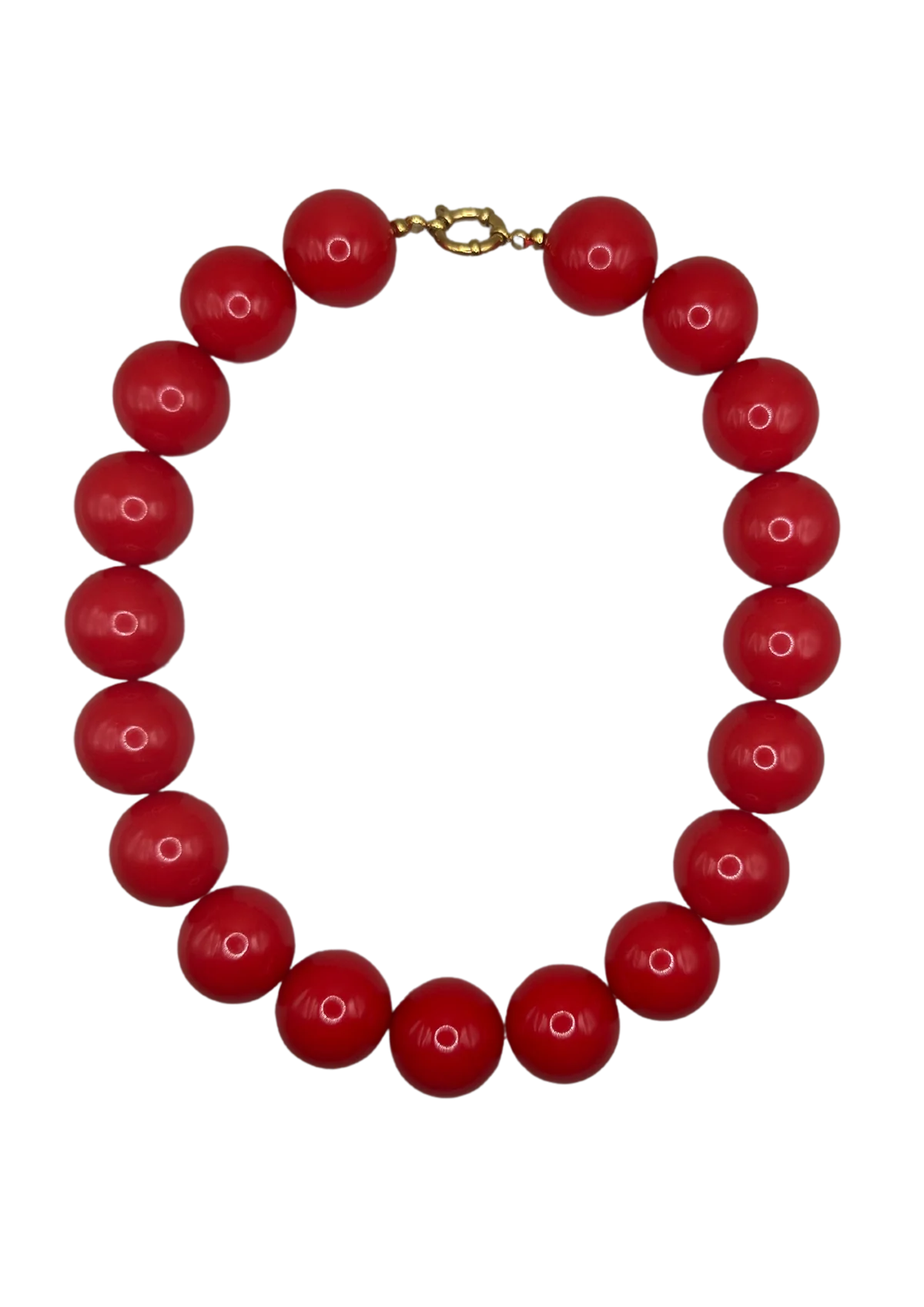 Bonnie Studios | Wilma Necklace - Rood/Bruin/Blauw/Soft Pink/Roze