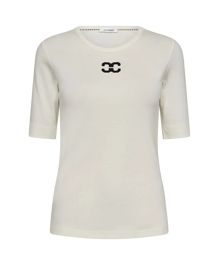 Co'Couture | GrannyCC Logo Tee - Off White (199-33101)