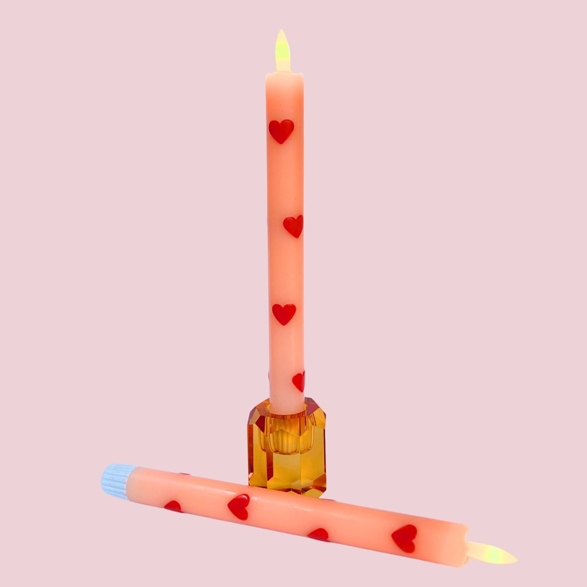 FÍ Dokkum | LED Pillar Candle Orange Crush - Per Stuk