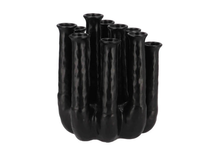 FÍ Woondecoratie | Inga Jahra Black Vase Tube - 26x17x29cm