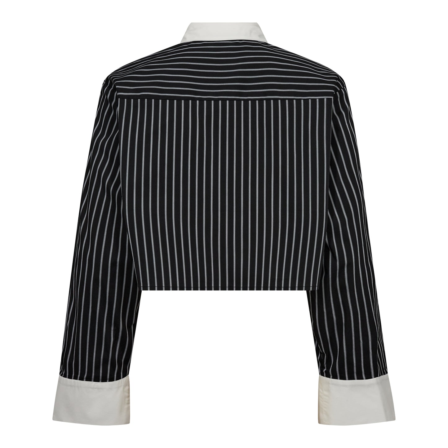 Co'Couture | DannyCC Stripe Crop Shirt - (245-35648)