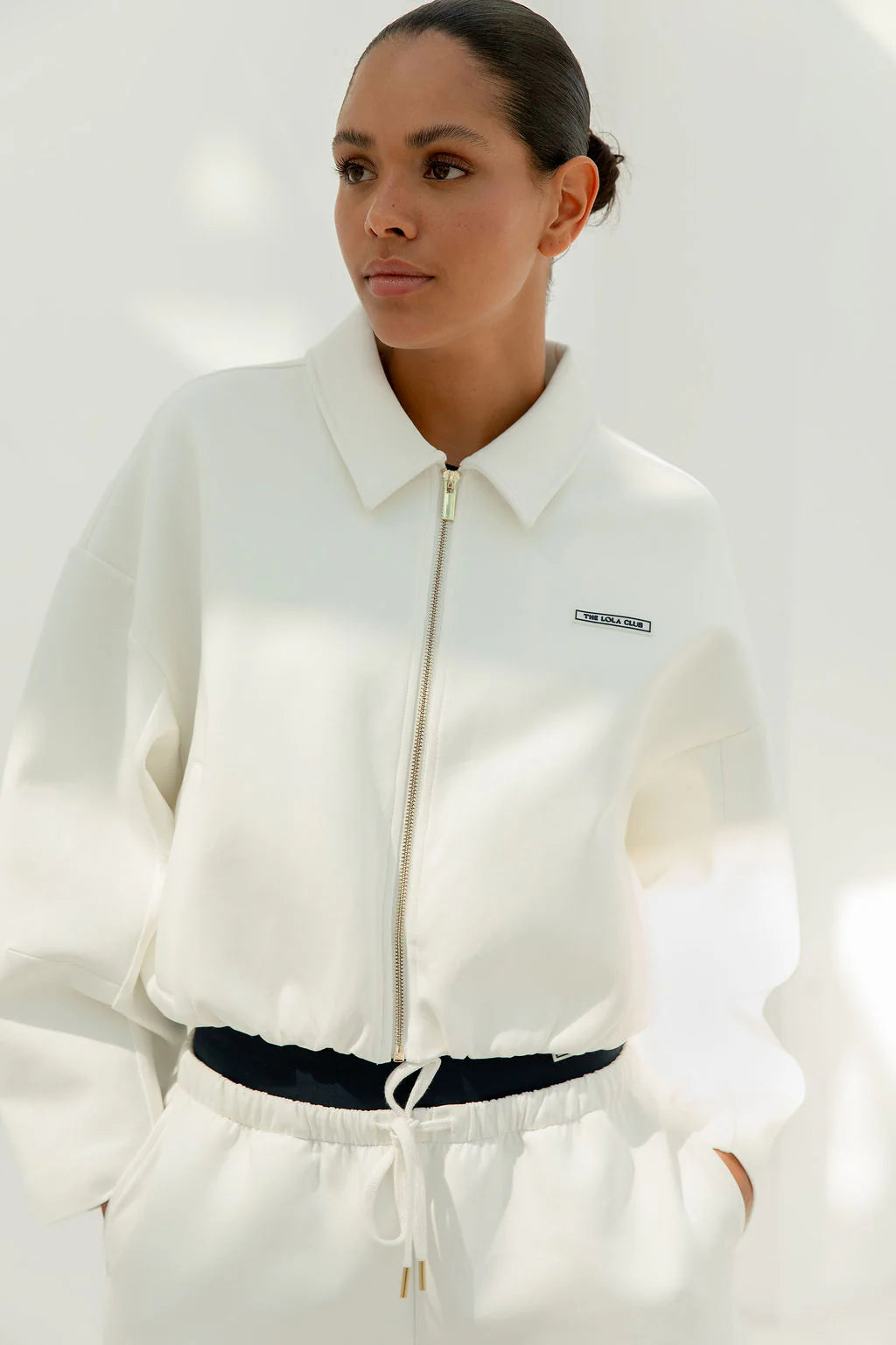 The Lola Club | Millie Zip Through - Crispy White