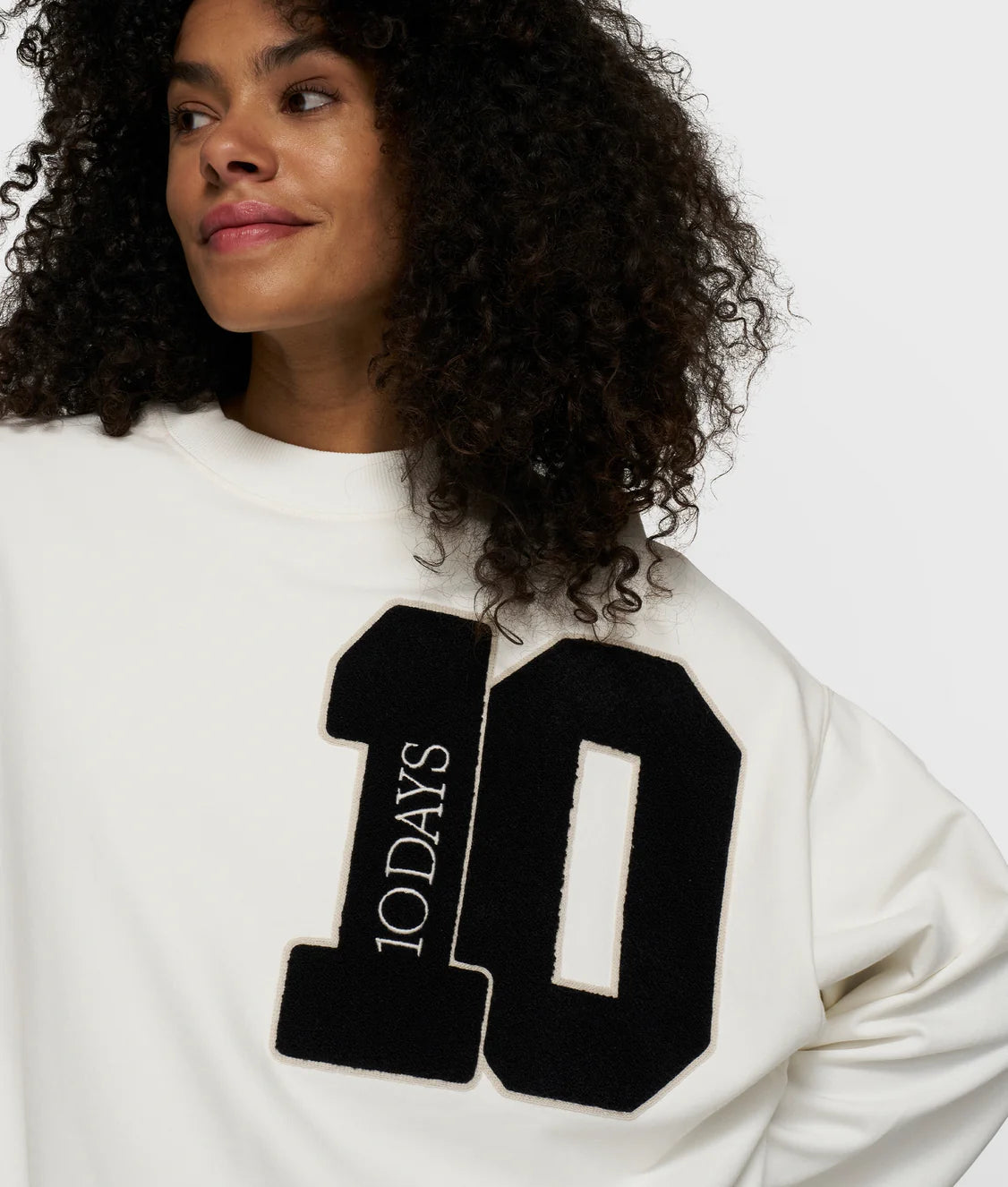 10Days | Baseball Sweater 10 - Ecru (20-807-5203)