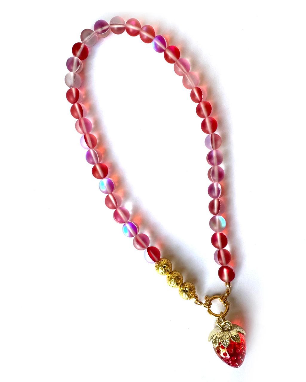 Lisa-Marie | Milky Way Necklace - Labradoriet Edelsteen (Diverse kleuren)