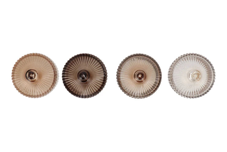 FÍ Woondecoratie | Bicolore natural brown mix jars ass - 11x17cm