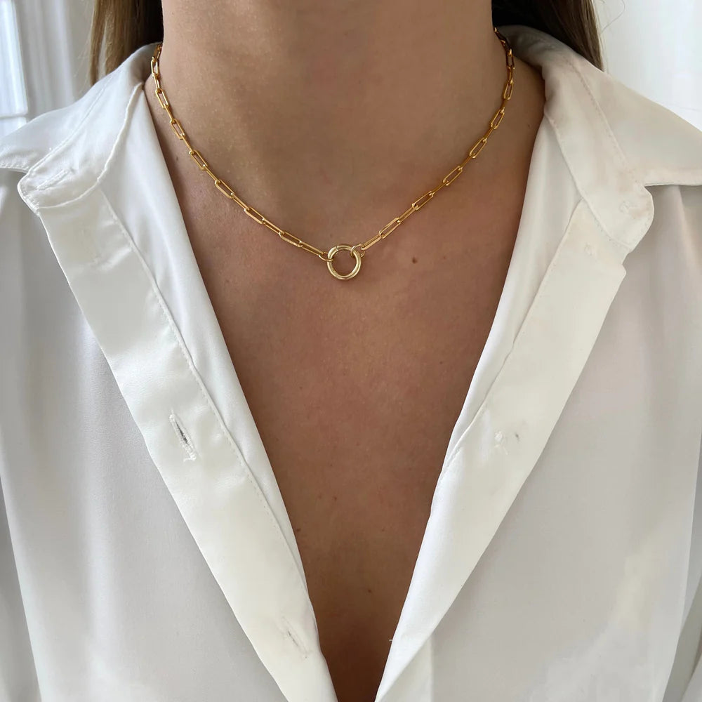 Base Medium Oval Ketting