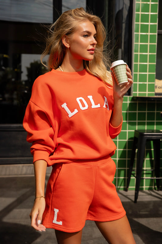 The Lola Club | Milla Orange Sweater