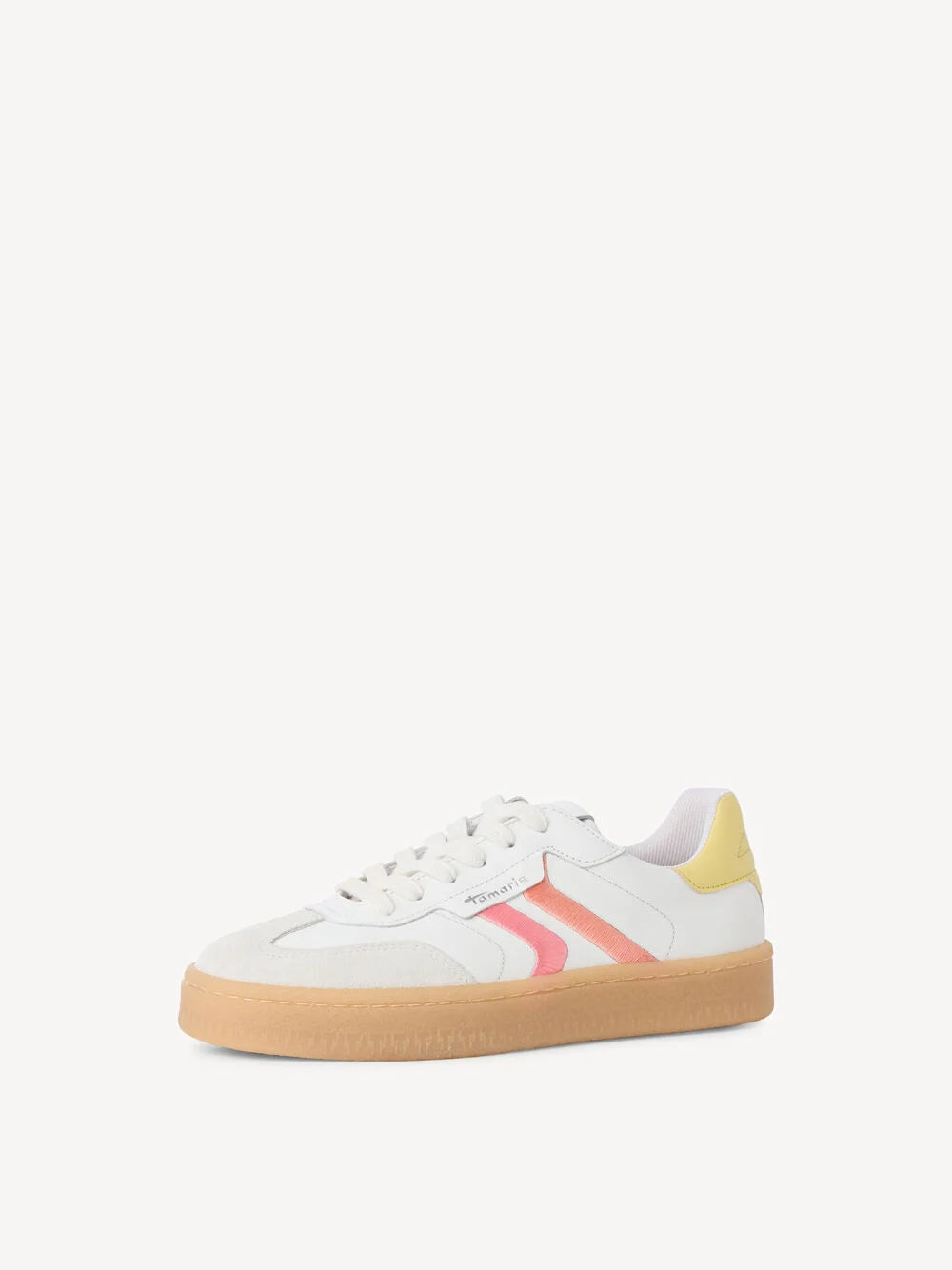 Tamaris | Sneaker Laag - Wit Leer (23723)