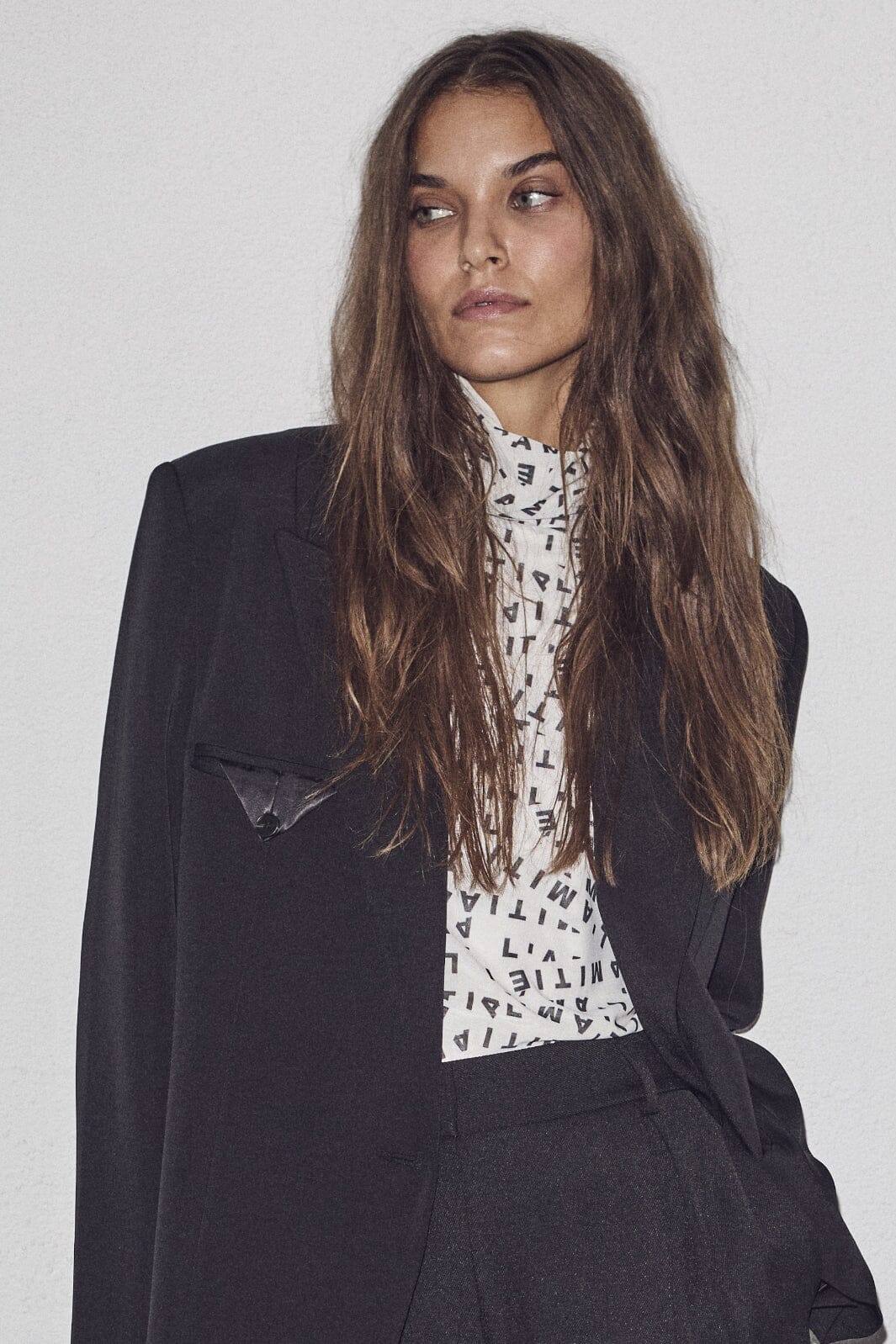 HAUTE L'AMITIÉ | L'Amitié Mesh Rollneck - Pearl/Mocca (HL10044)