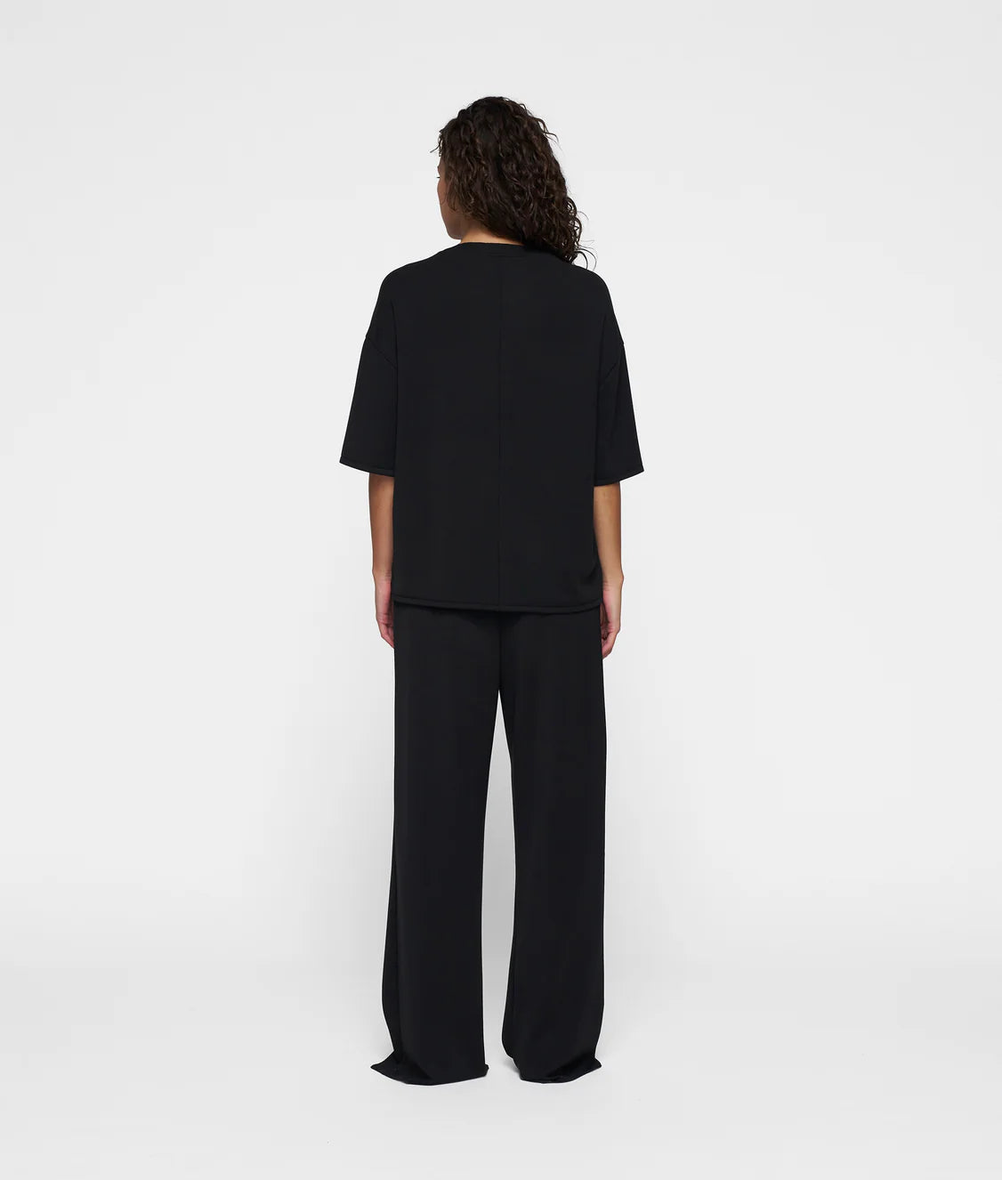 10Days | The Soft Scuba Pants - Zwart (25-013-9900)