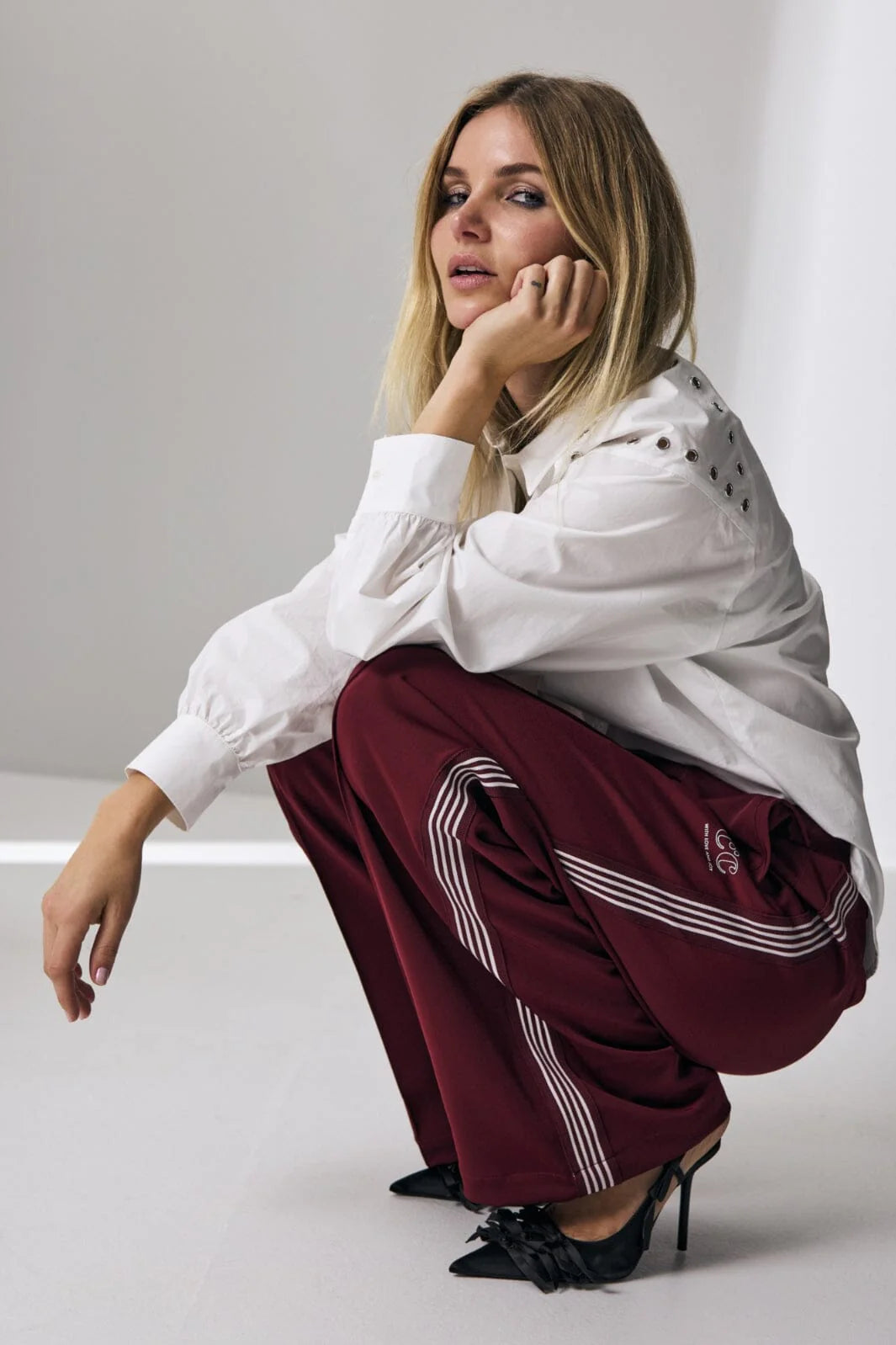 Co'Couture | Aminacc Crease Pant - Bordeauxrood (31461)