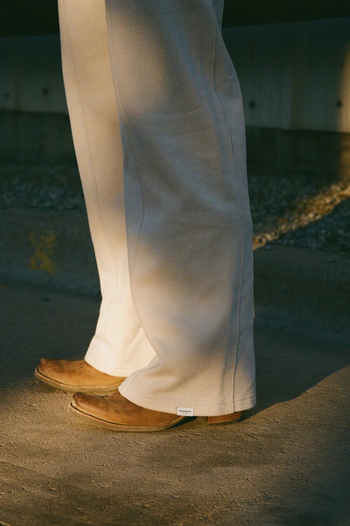 Penn & Ink | Trousers (W24T1128LTD) Silver Lining