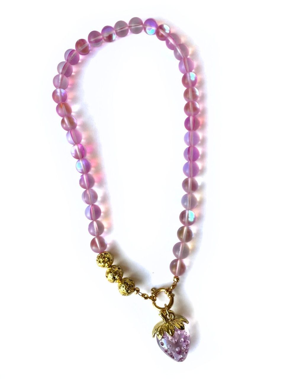 Lisa-Marie | Milky Way Necklace - Labradoriet Edelsteen (Diverse kleuren)