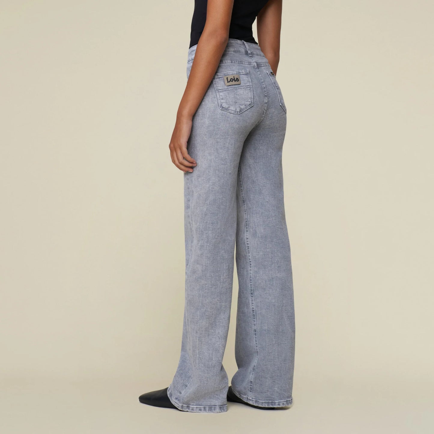 Lois Jeans | Palazzo Caspar Graphite - Mid Rise Wide Fit