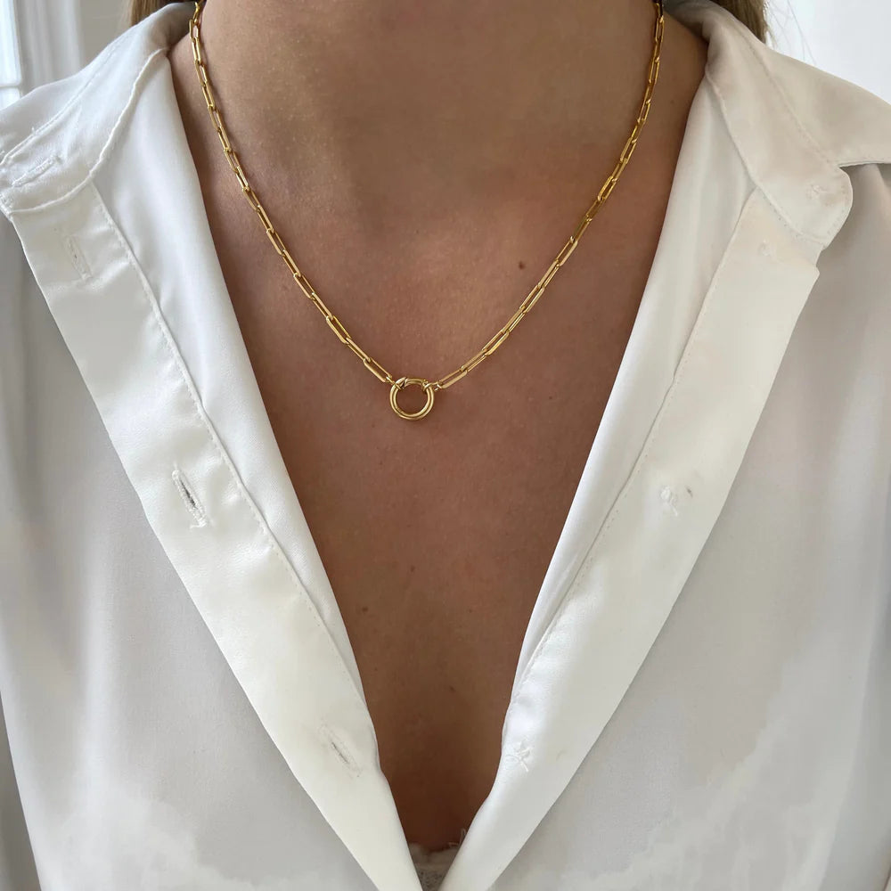 Base Medium Oval Ketting