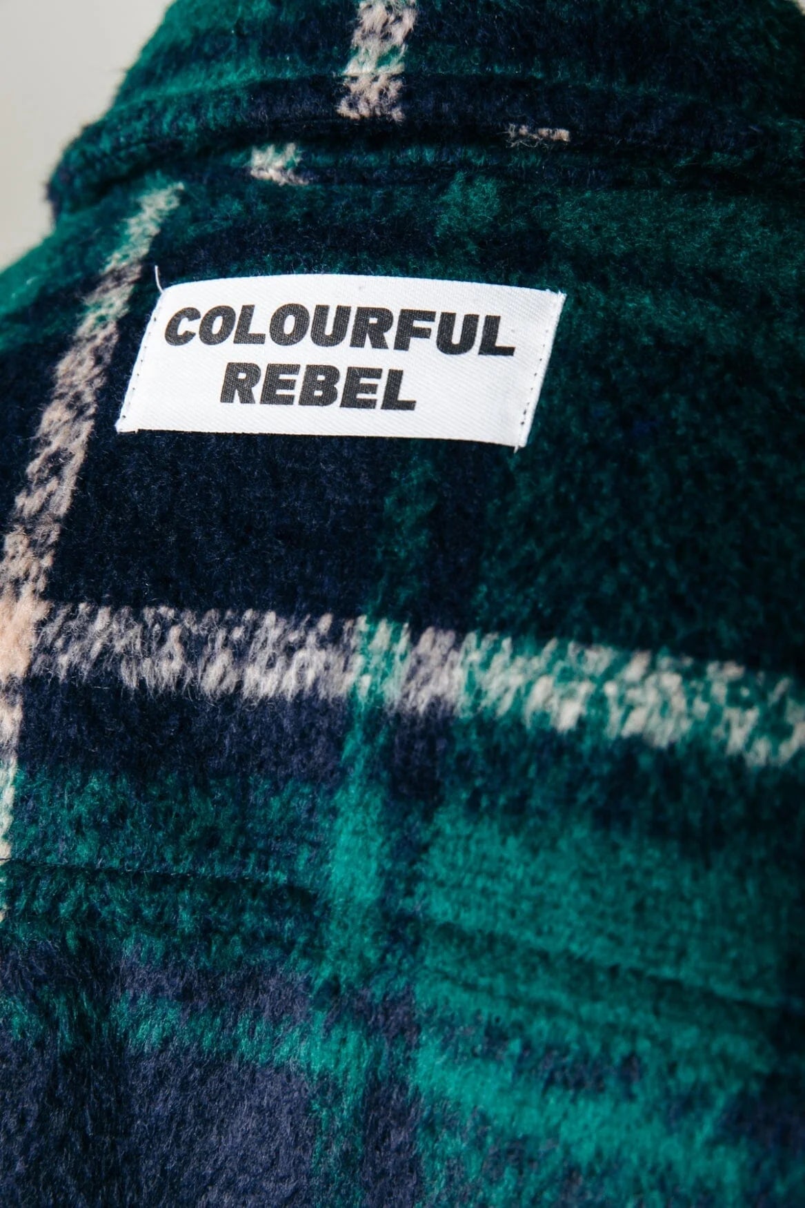 Colourful Rebel Walker check shirt - Dark green