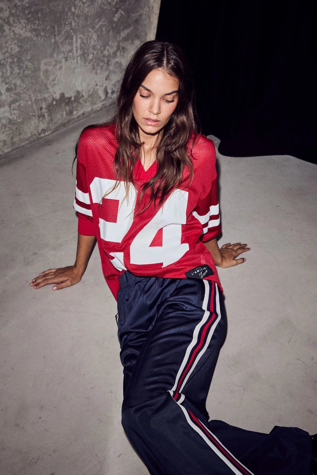 Haute L'Amitié | Baggy RN Track Pants - Navy (HL10481)