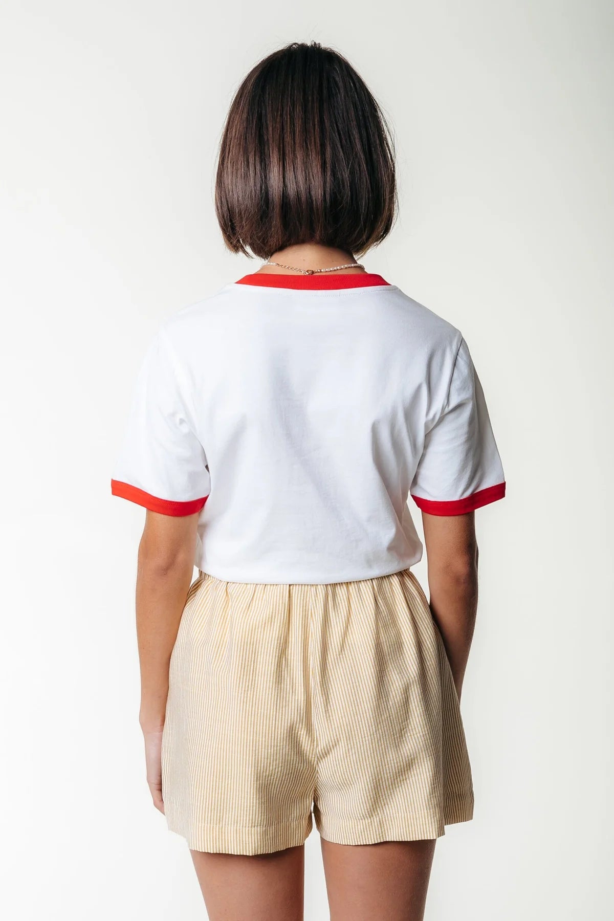 Colourful rebel | Logo Wave Ringer T-Shirt - Standard white (WT116879)