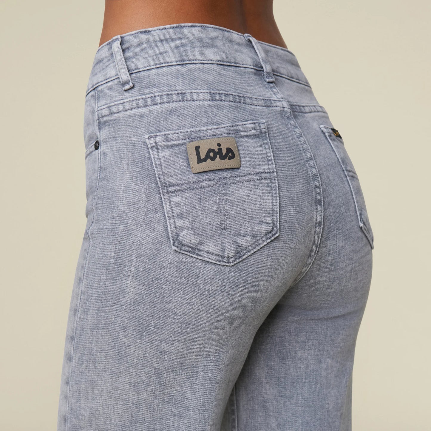 Lois Jeans | Palazzo Caspar Graphite - Mid Rise Wide Fit