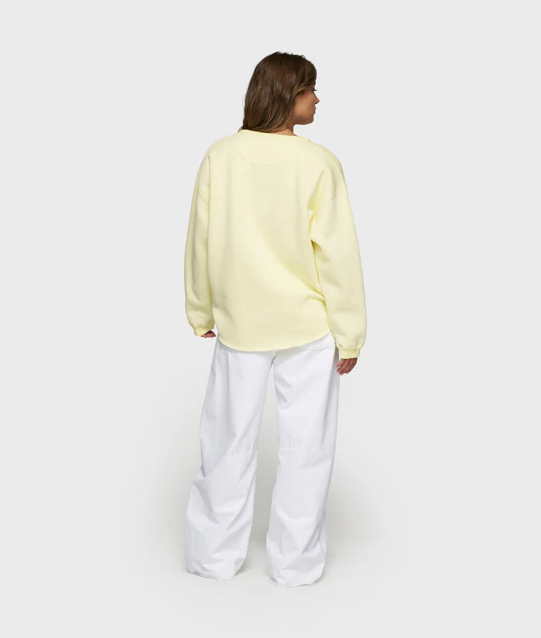 10Days | Raw Edge Sweater - Pastel Yellow (20-808-5203)