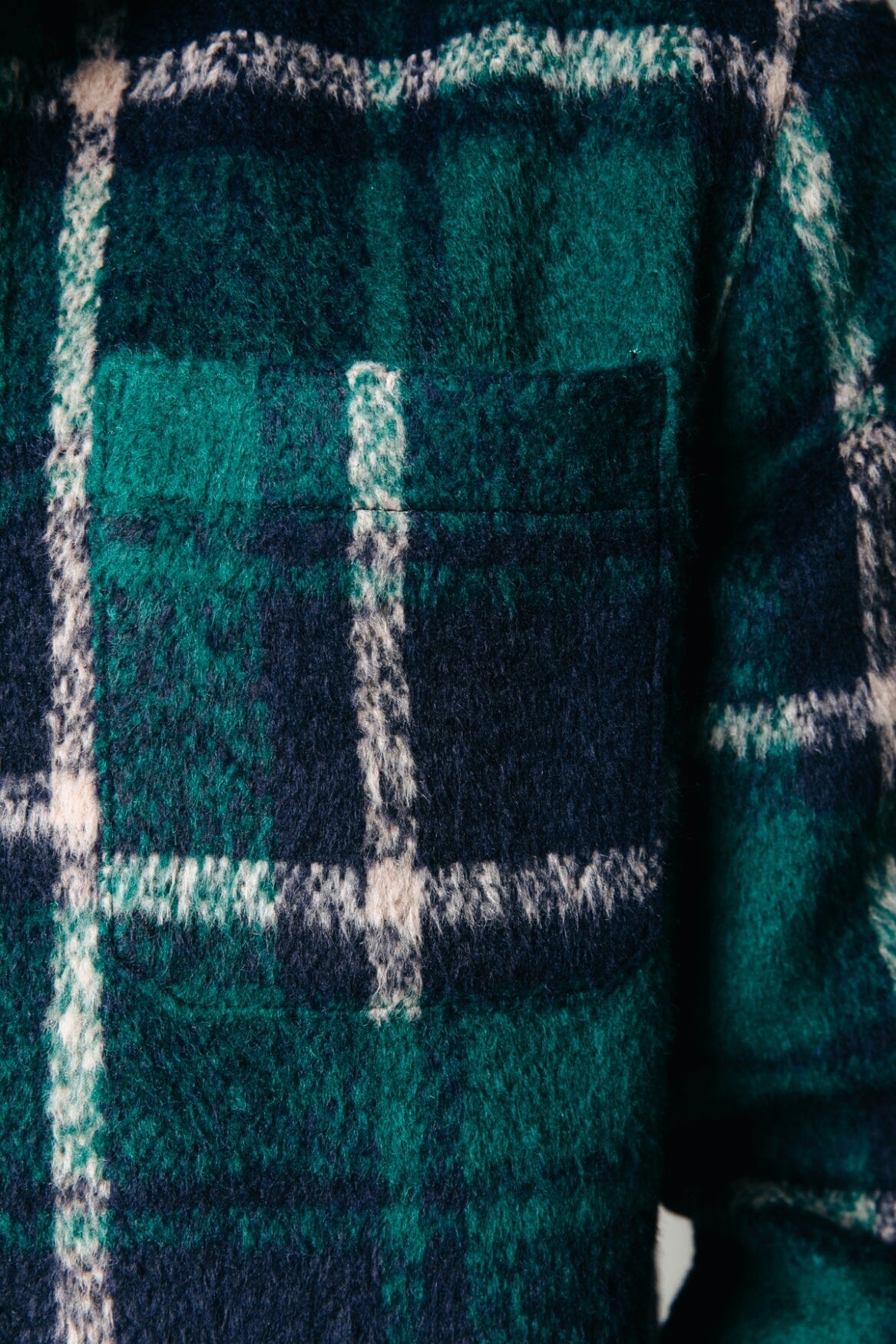 Colourful Rebel Walker check shirt - Dark green
