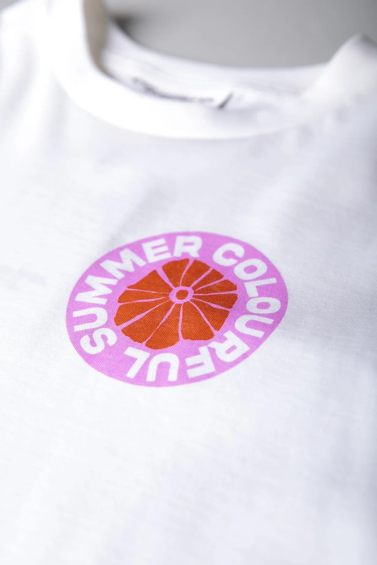 Colourful Rebel | CLRFL Summer Longsleeve T-Shirt - Standard white (WT116740)
