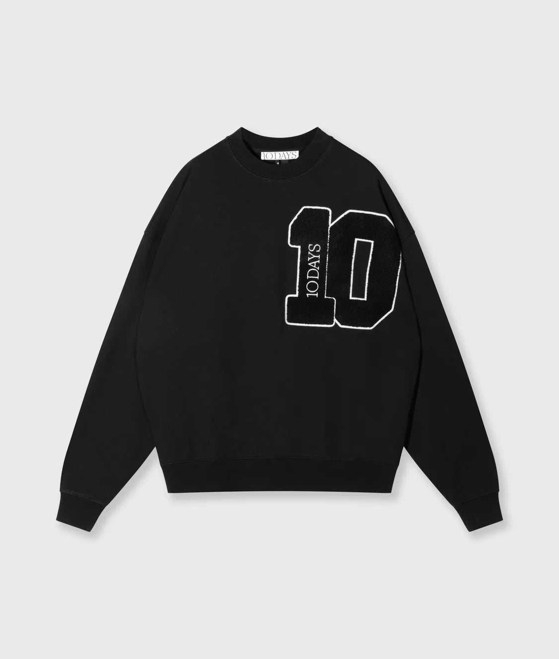 10Days | Baseball Sweater 10 - Zwart (20-807-5203)