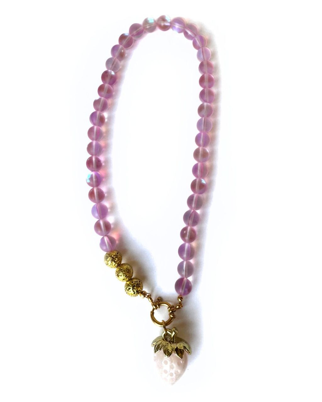 Lisa-Marie | Milky Way Necklace - Labradoriet Edelsteen (Diverse kleuren)