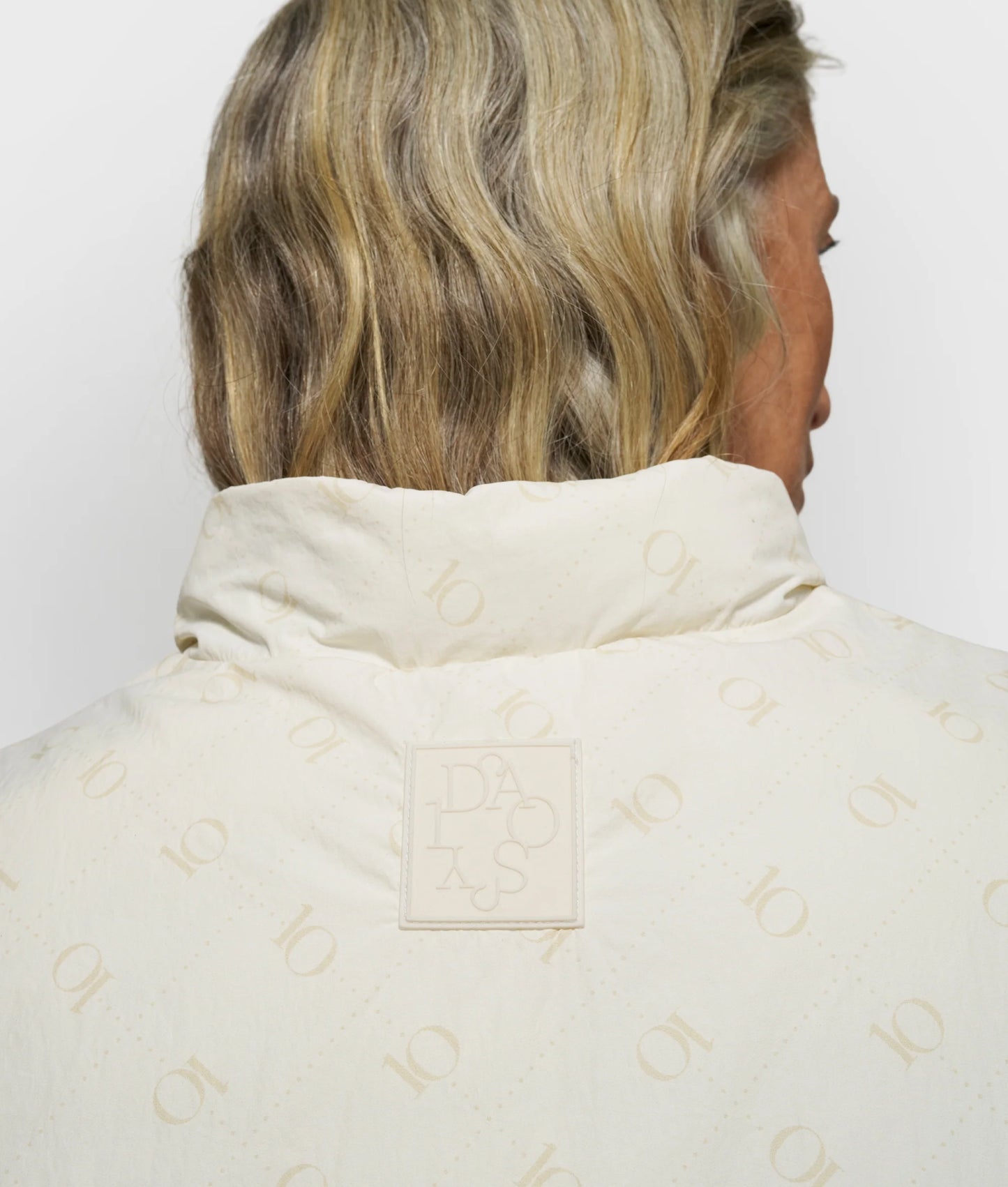 10Days | Padded Vest Monogram - Pearl (20-572-6201)