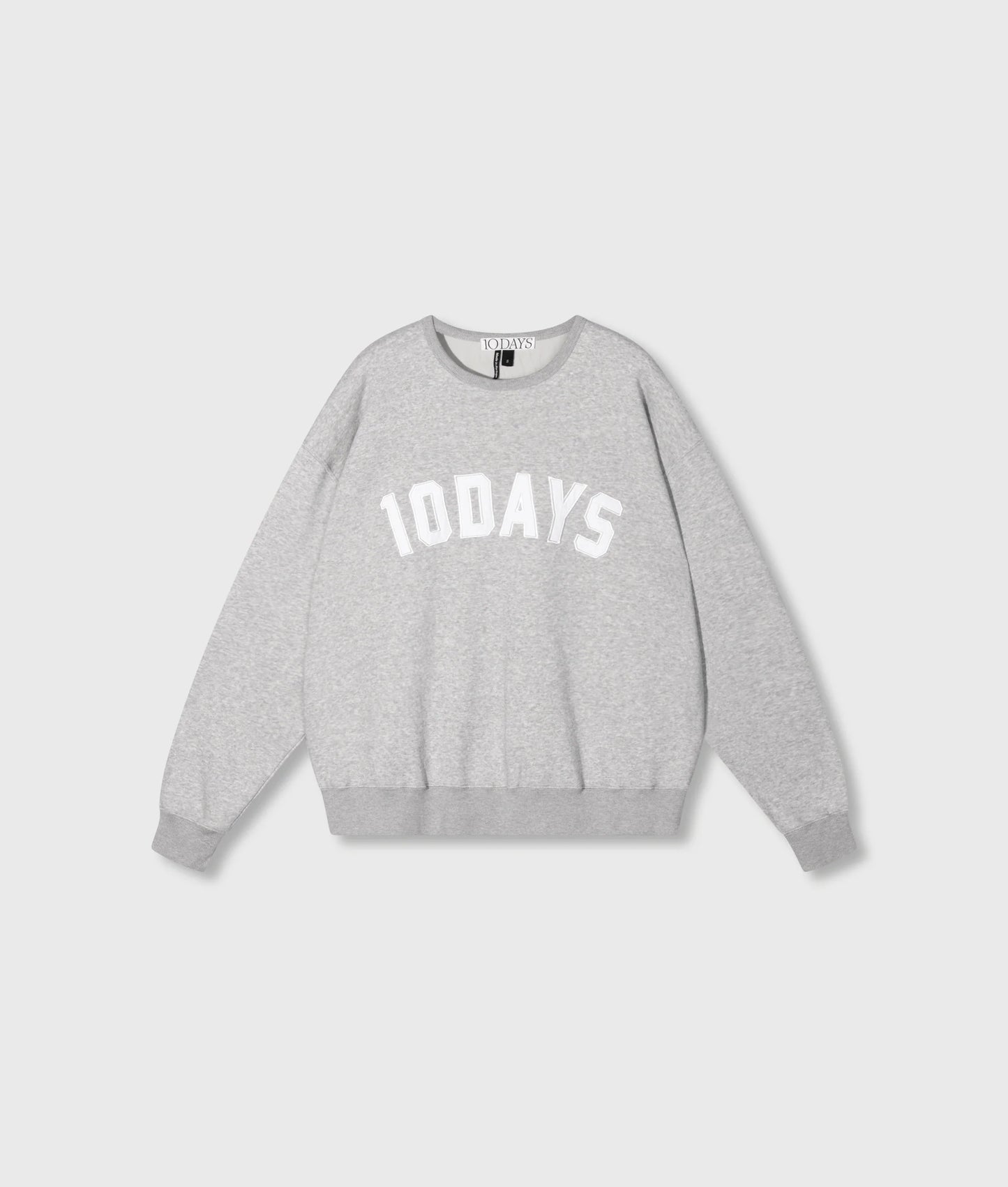 10DAYS | The Statement Sweater - Light Grey Melee (25-806-9900)