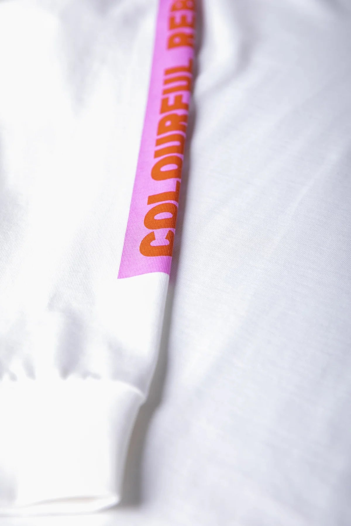 Colourful Rebel | CLRFL Summer Longsleeve T-Shirt - Standard white (WT116740)