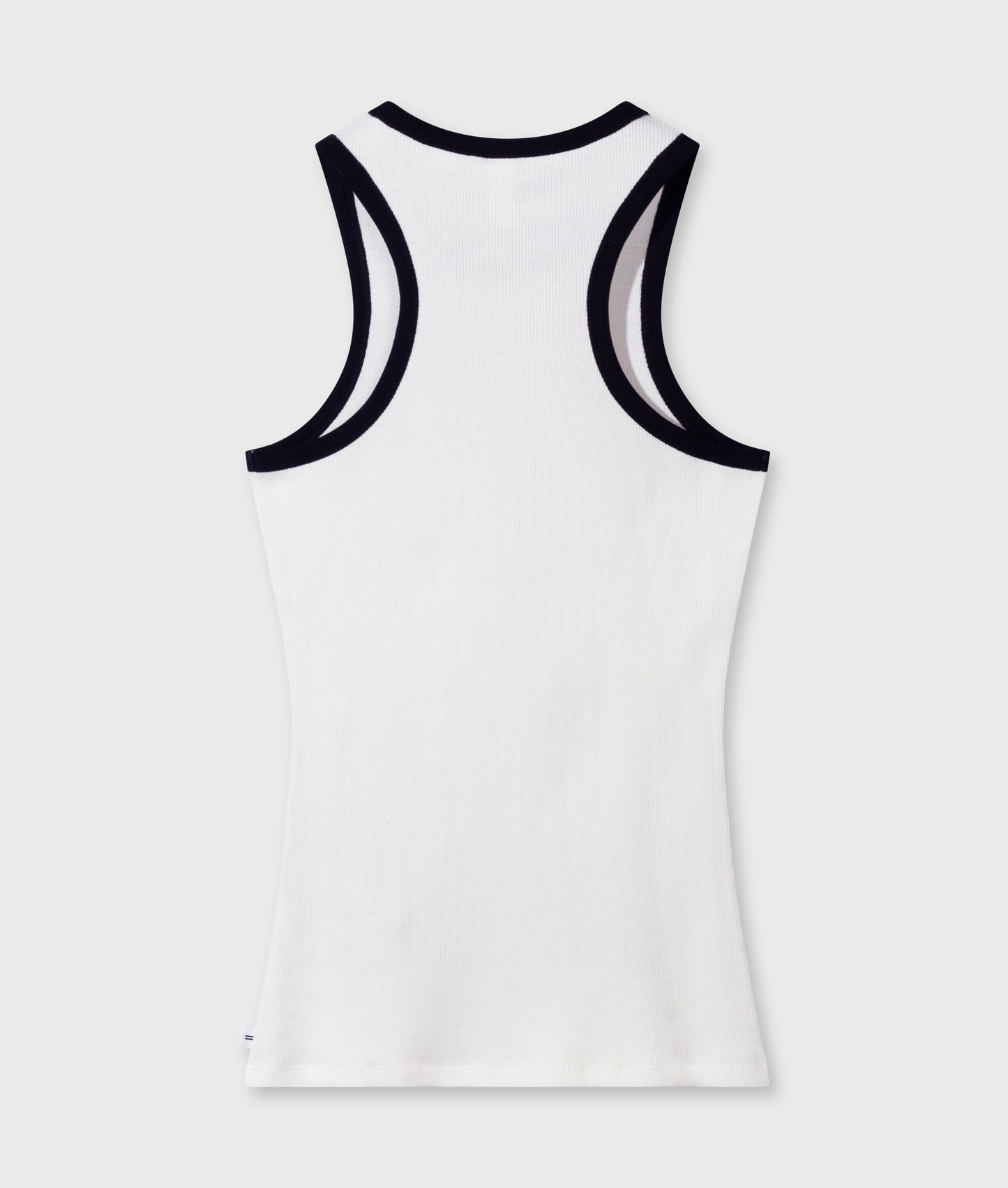 10Days | Tank Top Rib Contrast - Ecru (20-468-5201)