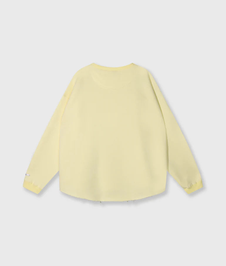 10Days | Raw Edge Sweater - Pastel Yellow (20-808-5203)