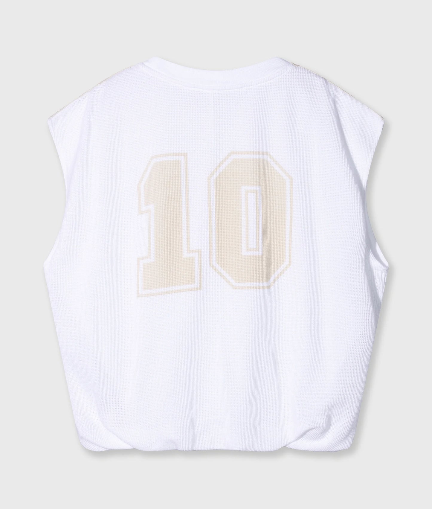 10DAYS | Mesh Baseball Tee 10 - White (20-742-5203)