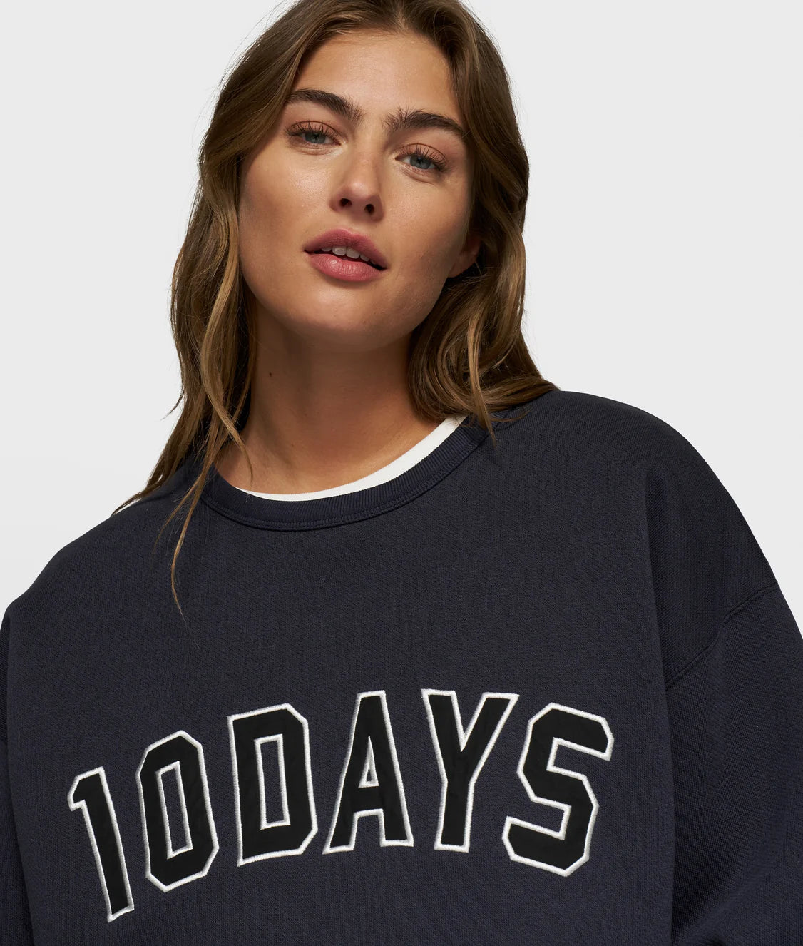 10Days | Statement Sweater - Dark Navy (20-800-5203)