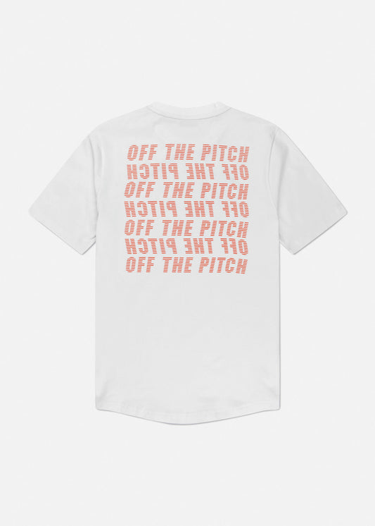 Off The Pitch | Duplicate Regular Fit Tee - White