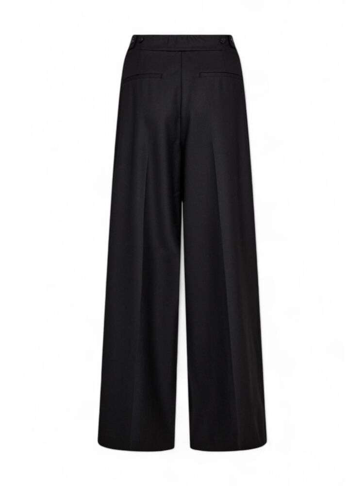 Co'couture | SibelleCC Pleat LL Pant - Black (31641)