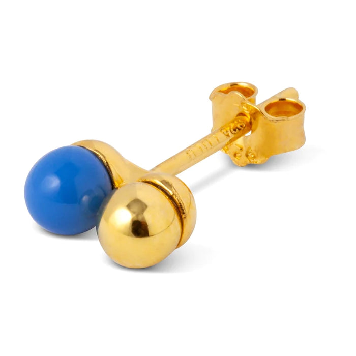 LULU Copenhagen | Double Color Ball - Blue/Gold (1 pcs)