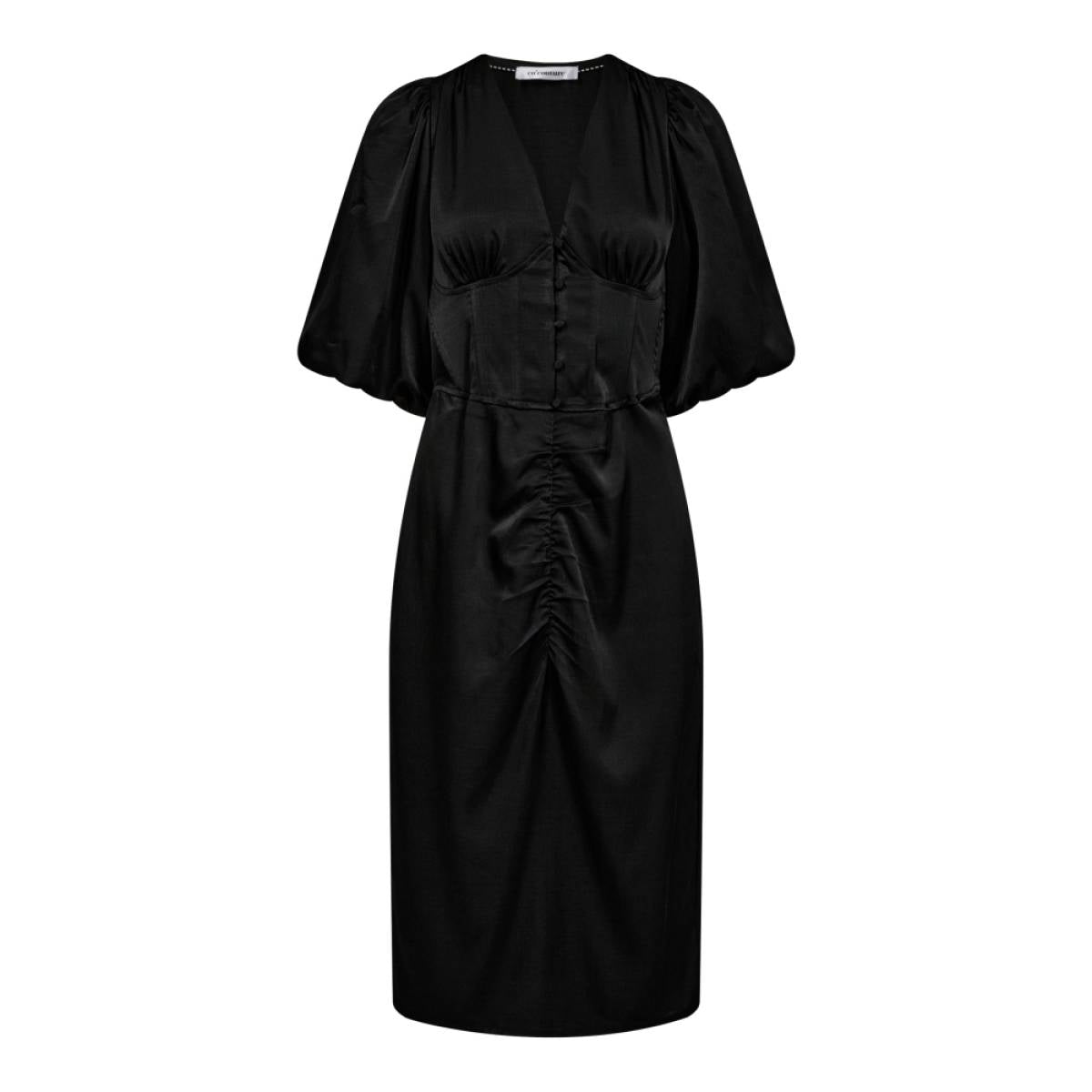 Co'Couture | CoryCC Corset Puff Dress Black