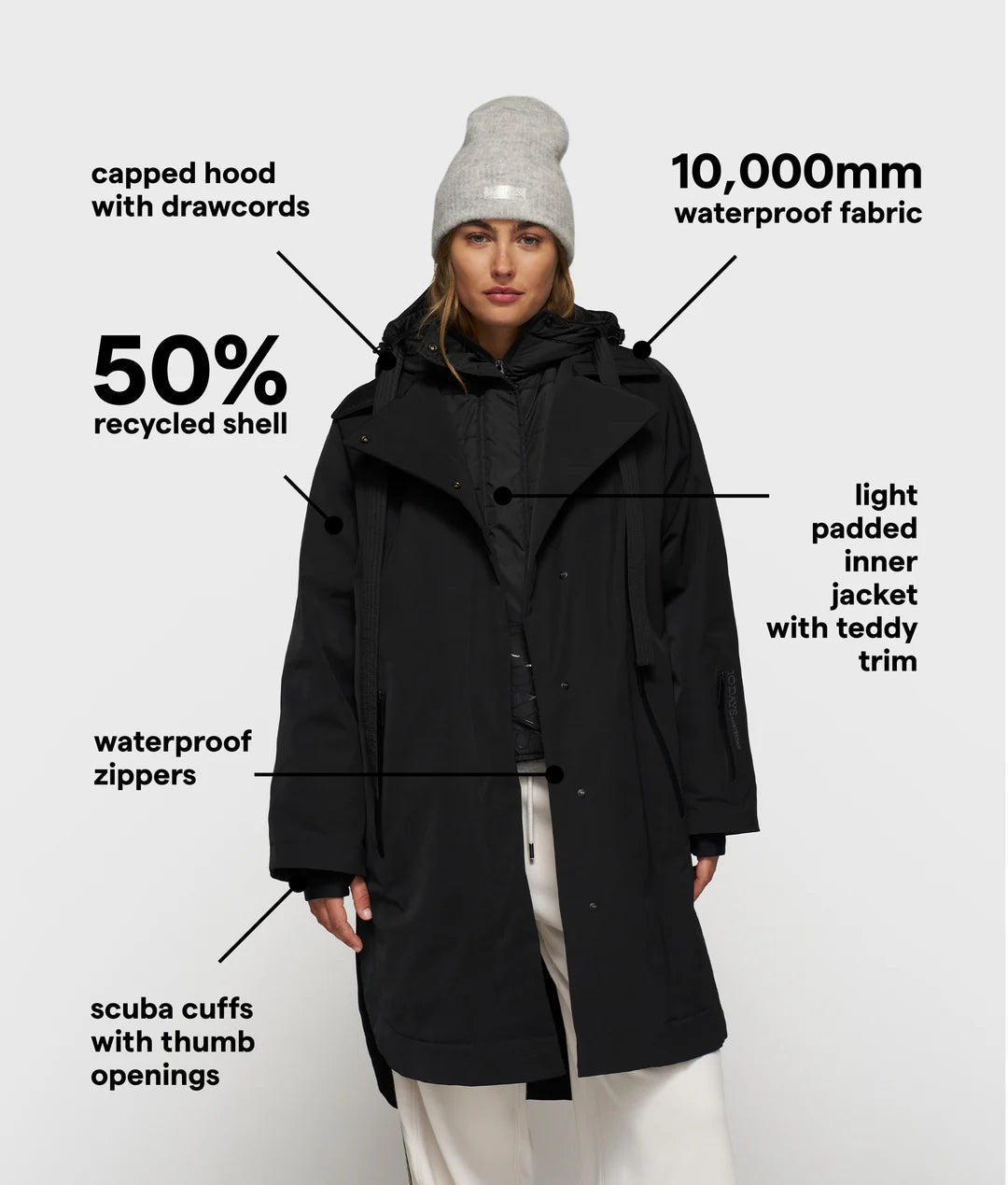10DAYS | The Cool Coat - Black