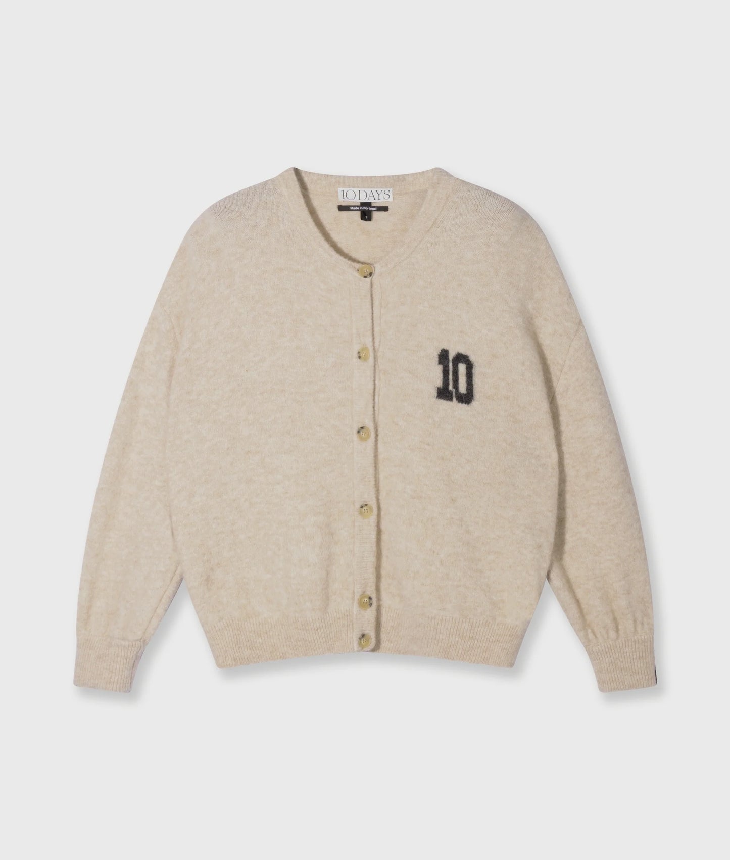10Days | Soft Baseball Knit Cardigan - Earth (20-655-5203)