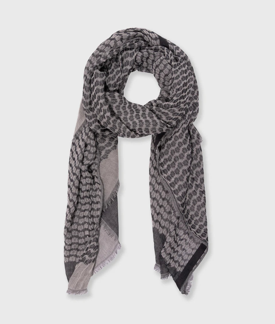 10Days | Scarf Ikat - Dark Navy (20-907-5203)