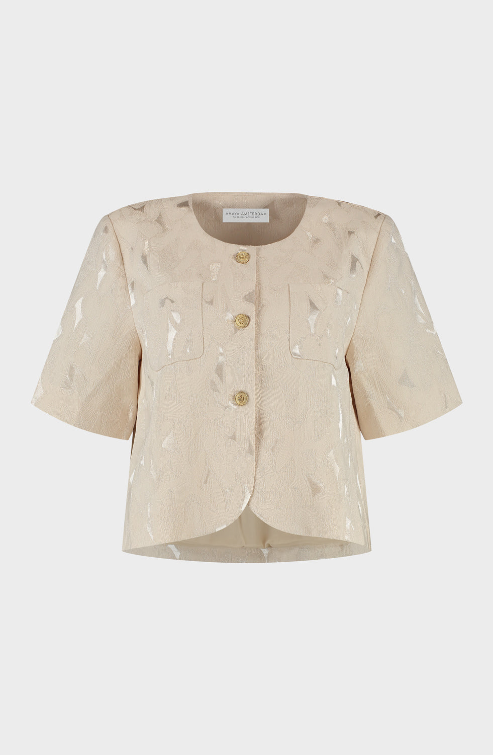 Amaya Amsterdam | Silver Jacket - Off White