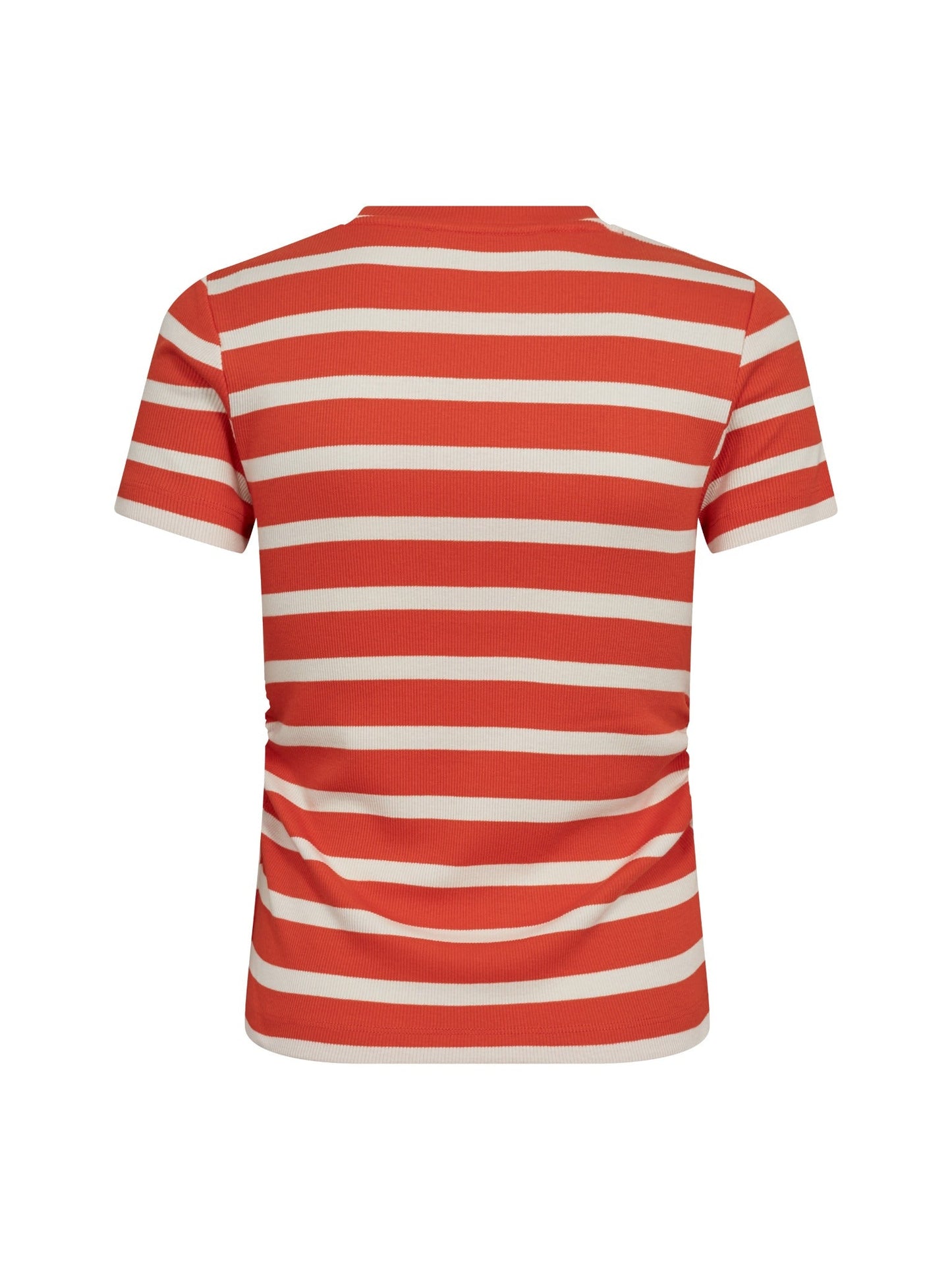 Co'Couture | GrannyCC Gathering Stripe Tee - Offwhite/Flame (43015)