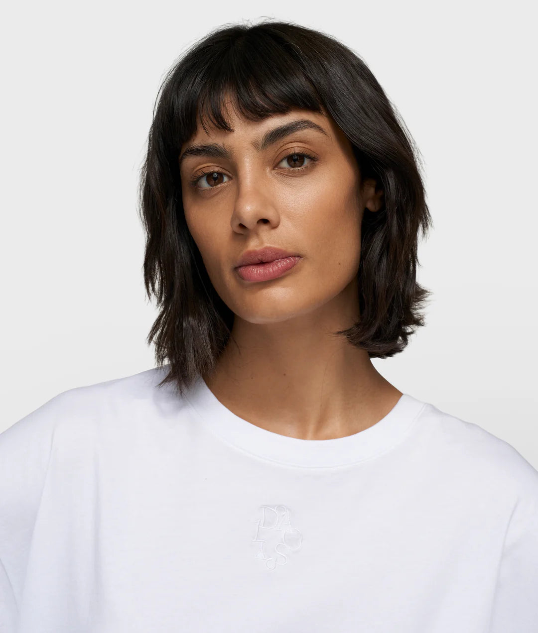 10DAYS | Short Sleeve Tee Embro - White